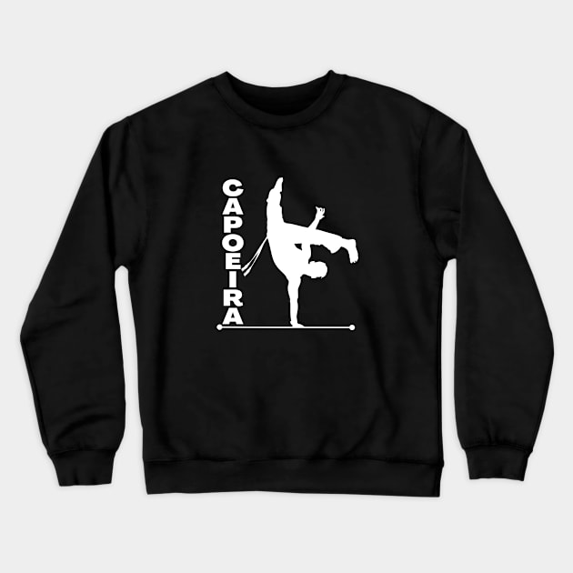 Capoeira brazilian sport silhouette Crewneck Sweatshirt by Tecnofa